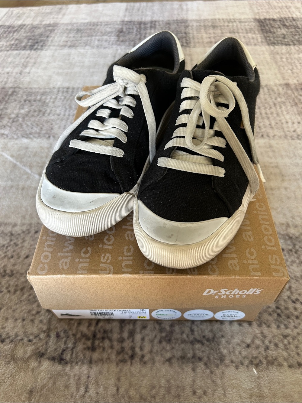 Dr. Scholl's Time Off Sneaker Black White